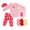 Ensemble Chaton rose 10 morceaux pour fille