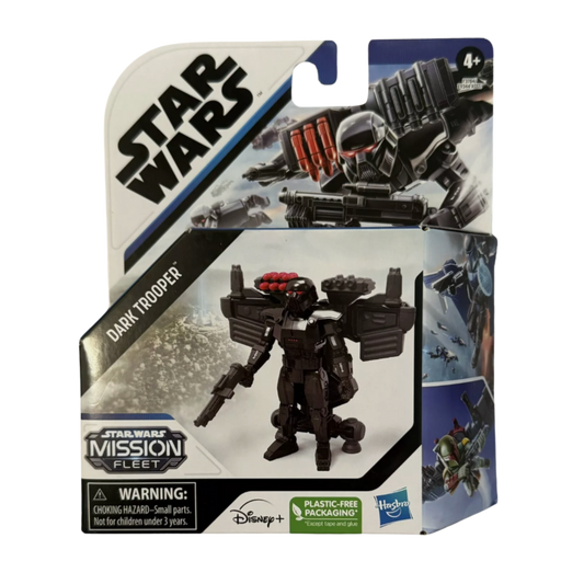 Star Wars Mission Fleet Gear Class Dark Trooper Attack from Above, figurine et véhicule à l'échelle 6.3 cm